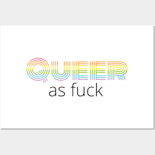 Gay lgbtq trans queer pride Parade rainbow gift Posters and Art